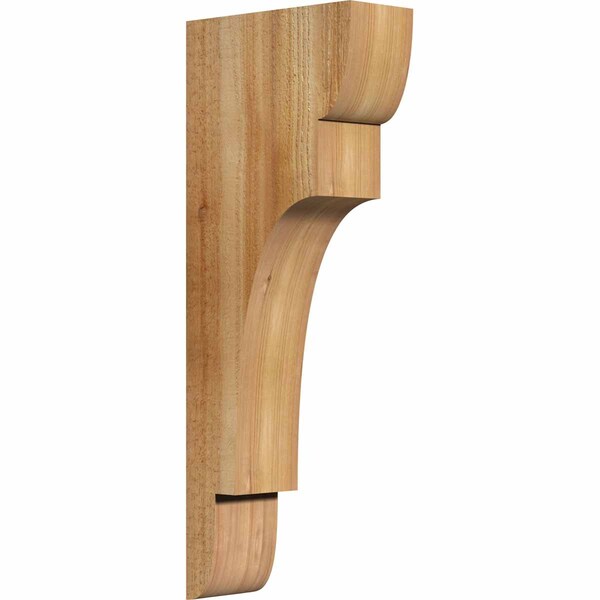 Ekena Millwork New Brighton Rough Sawn Corbel, Western Red Cedar, 4"W x 10"D x 26"H COR04X10X26NEB00RWR - main